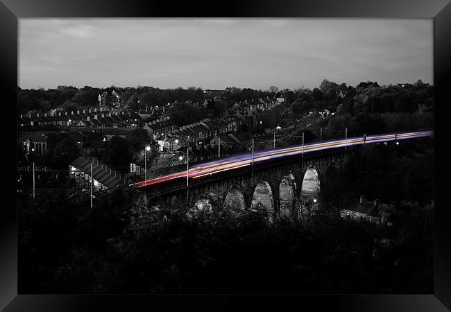 trainbow Framed Print by Northeast Images