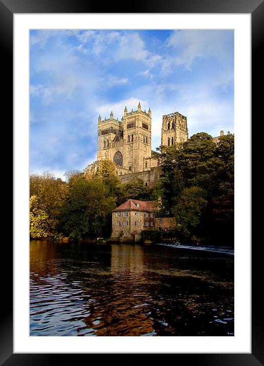 Durham Cathedral Framed Mounted Print by Northeast Images