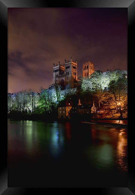 Durham Cathedral Lumiere Framed Print by Northeast Images