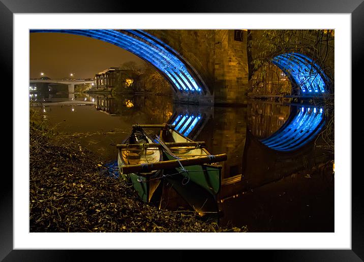 I can see something.....canoe. Framed Mounted Print by Northeast Images