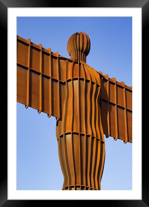 angel of the north Framed Mounted Print by Northeast Images