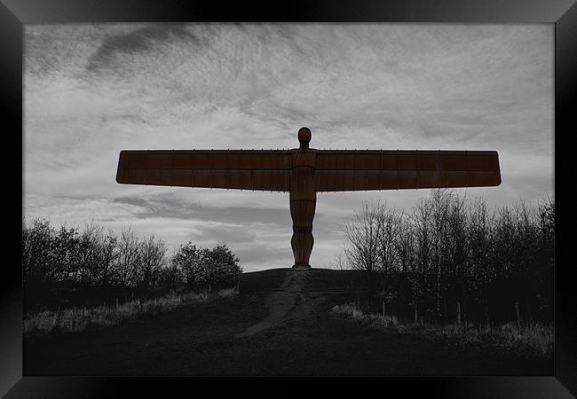 angel of the north Framed Print by Northeast Images