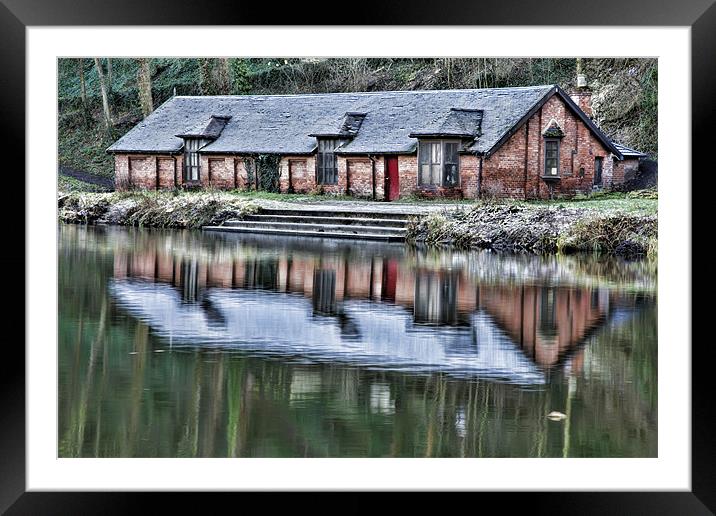 old boat house Framed Mounted Print by Northeast Images