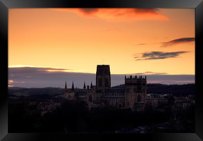Durham Cathedral sunrise Framed Print by Northeast Images