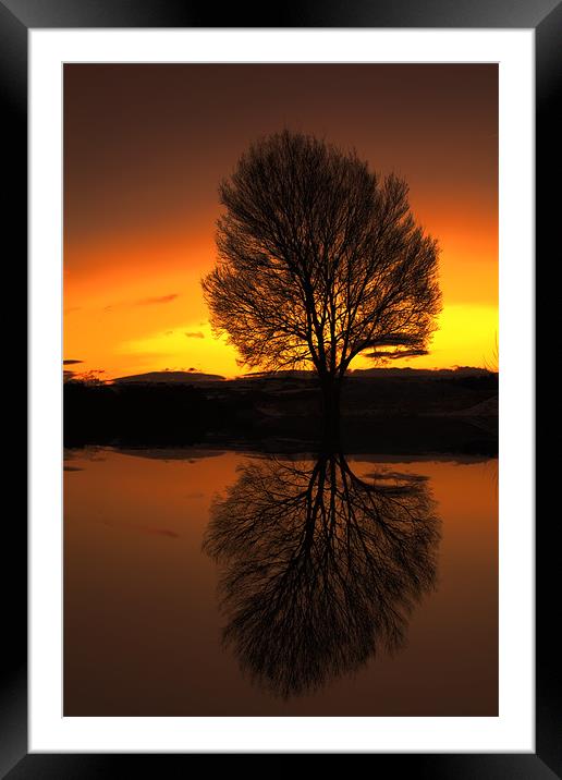winter reflections Framed Mounted Print by Northeast Images
