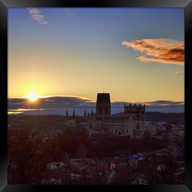 Durham Cathedral  Sunrise Framed Print by Northeast Images