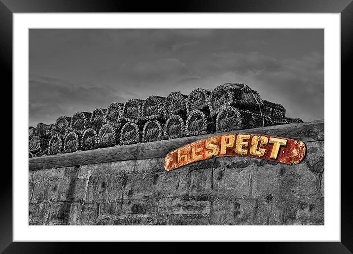 A Little Respect Framed Mounted Print by Northeast Images