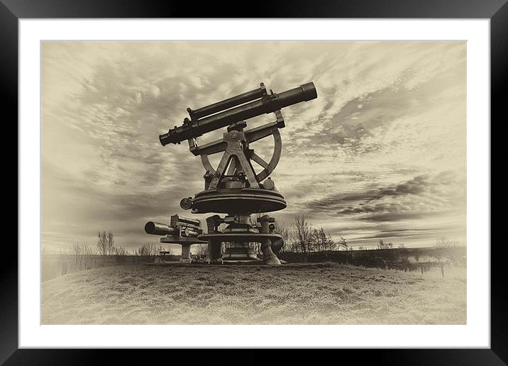 consett sculptures Framed Mounted Print by Northeast Images