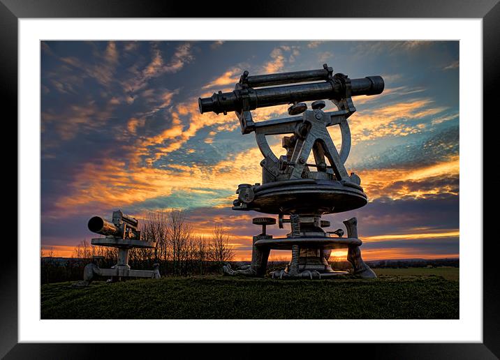 Consett Sculptures Framed Mounted Print by Northeast Images
