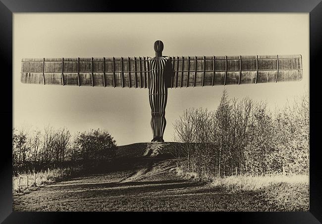 Angel of the north Framed Print by Northeast Images