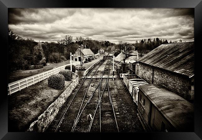 Beamish Railway Station Framed Print by Northeast Images