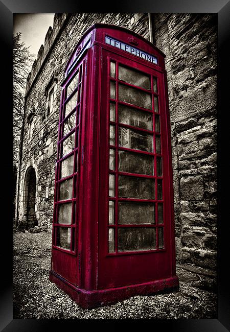 phone box Framed Print by Northeast Images