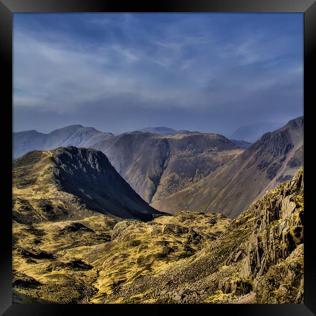 View from Scafell Framed Print by Northeast Images
