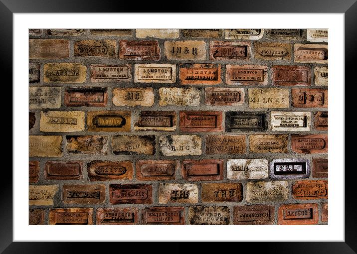 Another brick in the wall Framed Mounted Print by Northeast Images