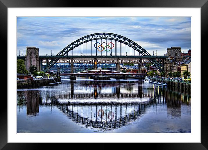 Newcastle Quayside Framed Mounted Print by Northeast Images