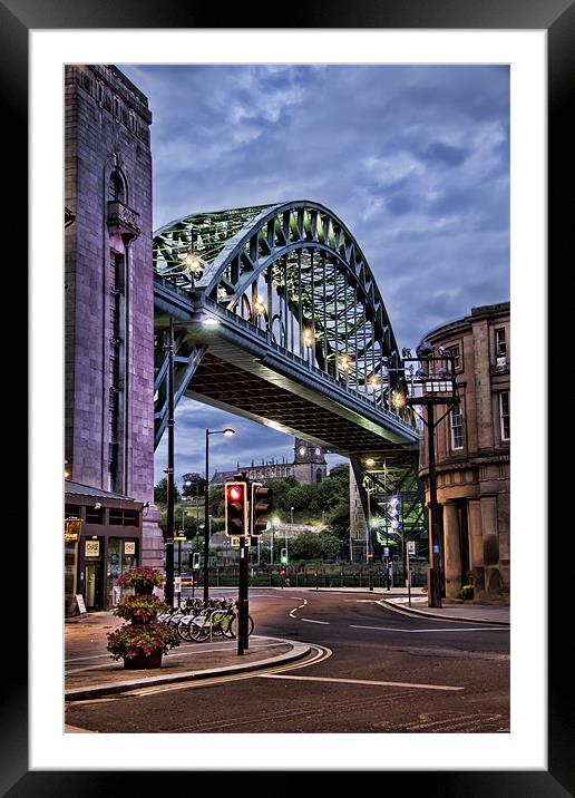 Tyne Bridge Framed Mounted Print by Northeast Images