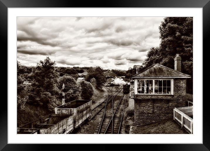 steamin` Framed Mounted Print by Northeast Images