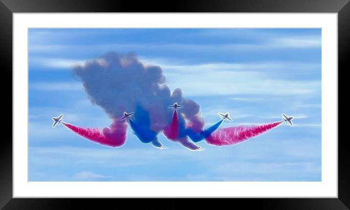 red arrows Framed Mounted Print by Northeast Images