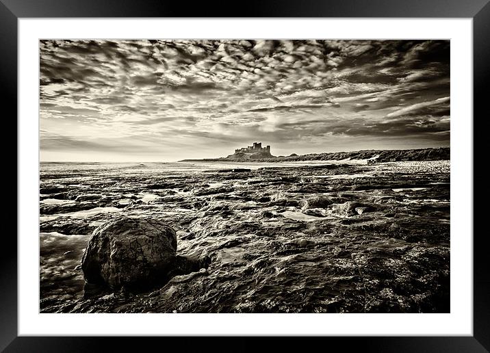 Bamburgh Castle Framed Mounted Print by Northeast Images