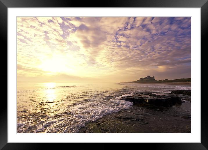 Bamburgh Castle Framed Mounted Print by Northeast Images