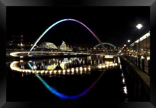 Newcastle Quayside Framed Print by Northeast Images
