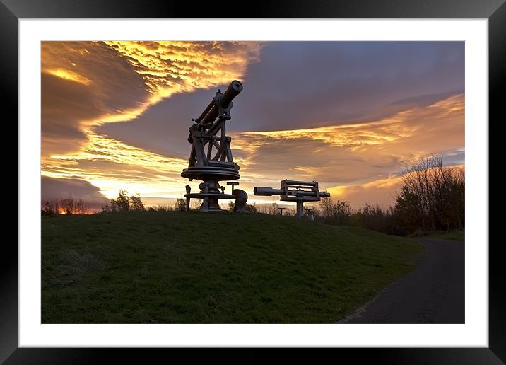 Consett Sculptures Framed Mounted Print by Northeast Images