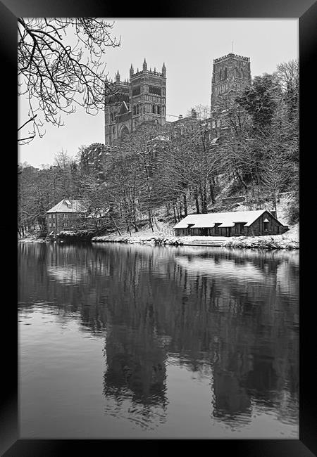 Durham Cathedral in Winter Framed Print by Northeast Images