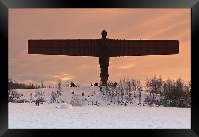 Angel of the North Framed Print by Northeast Images