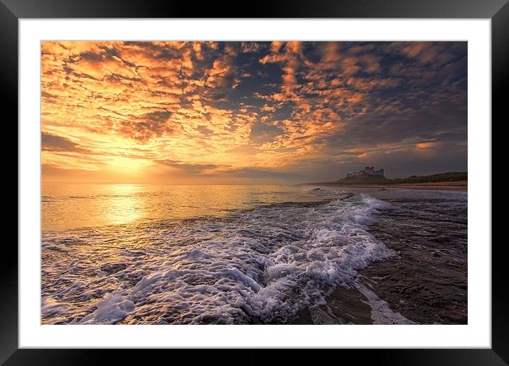 Bamburgh Castle Framed Mounted Print by Northeast Images