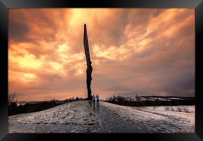 Angel of the North Framed Print by Northeast Images