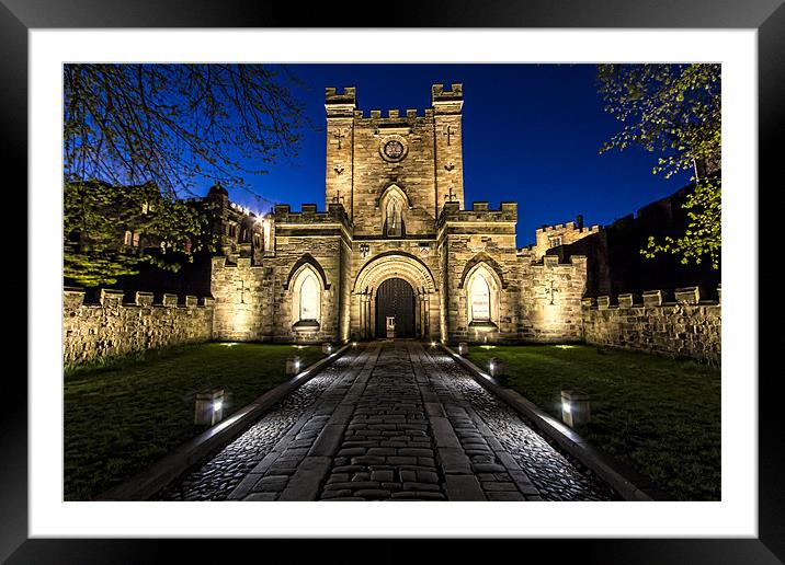 Durham Castle Framed Mounted Print by Northeast Images