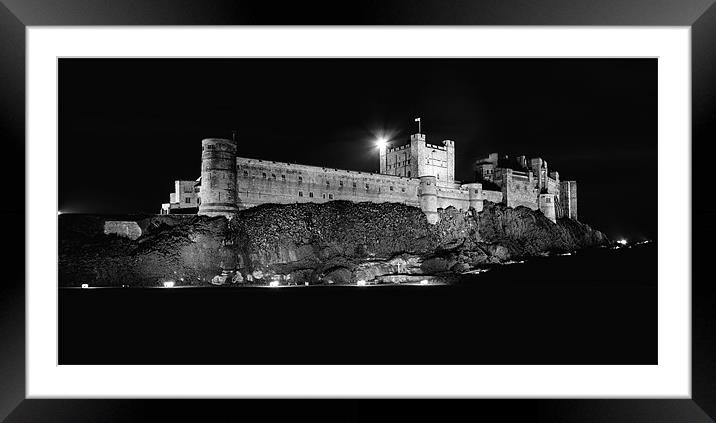 Bamburgh Castle Framed Mounted Print by Northeast Images