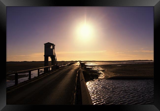 Holy Island Causeway Framed Print by Northeast Images