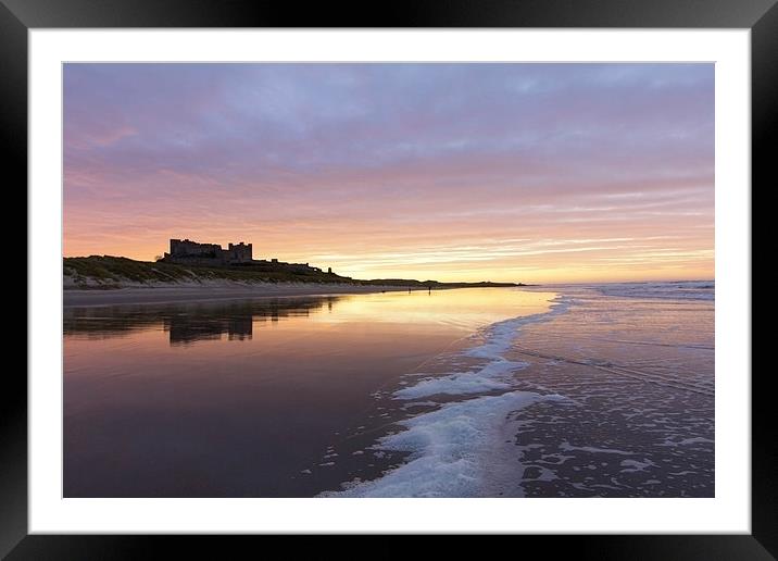 Bamburgh Castle Framed Mounted Print by Northeast Images