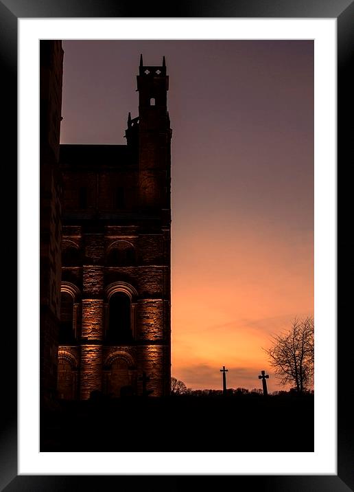 Durham Cathedral Framed Mounted Print by Northeast Images