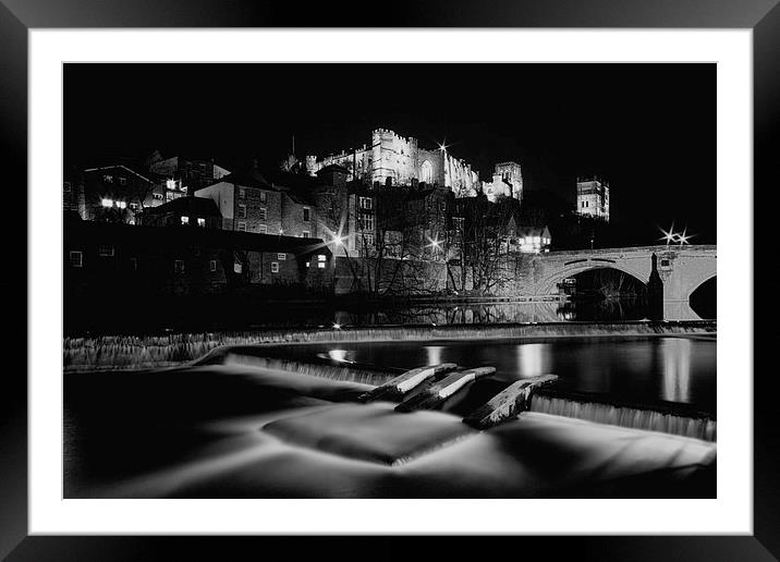 Durham Cathedral and Castle Framed Mounted Print by Northeast Images