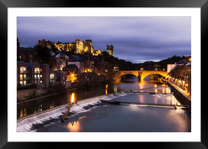 Durham Cathedral and Castle Framed Mounted Print by Northeast Images