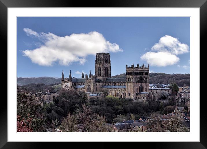 Durham Cathedral Framed Mounted Print by Northeast Images