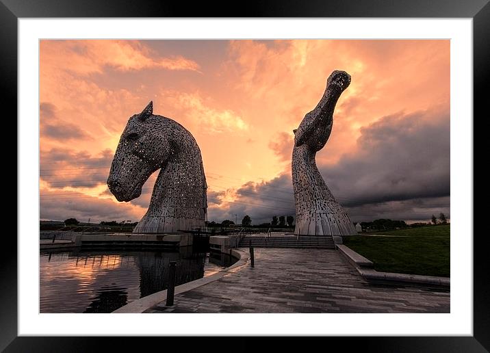 Kelpies Framed Mounted Print by Northeast Images