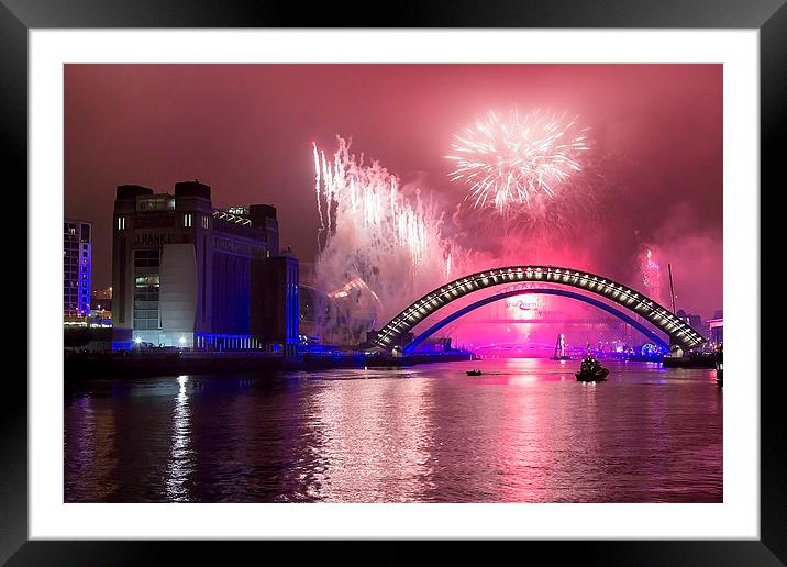  The great north run opening celebrations Framed Mounted Print by Northeast Images