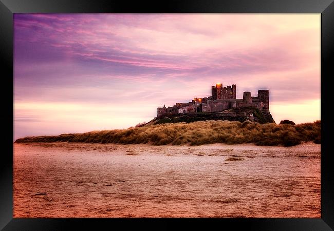  Bamburgh Castle Framed Print by Northeast Images