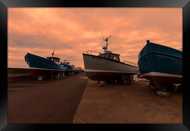  when the boat comes in Framed Print by Northeast Images