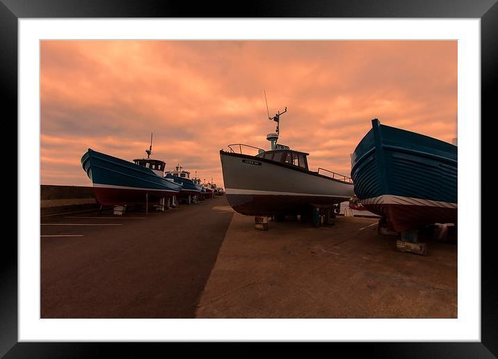  when the boat comes in Framed Mounted Print by Northeast Images