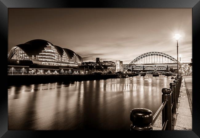  Newcastle Quayside Framed Print by Northeast Images