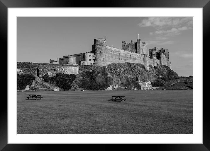  Bamburgh Castle Framed Mounted Print by Northeast Images