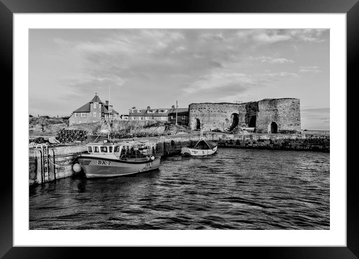 Beadnell Framed Mounted Print by Northeast Images