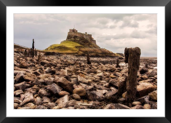 Holy Island Framed Mounted Print by Northeast Images