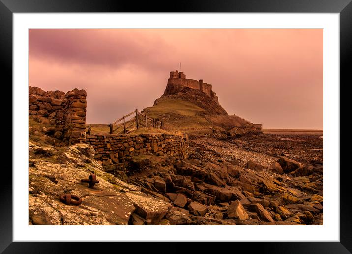 Holy Island Framed Mounted Print by Northeast Images