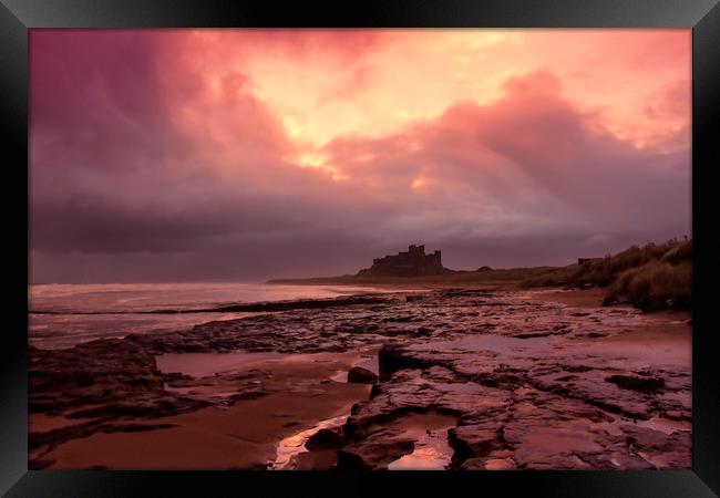 Bamburgh Castle  Framed Print by Northeast Images