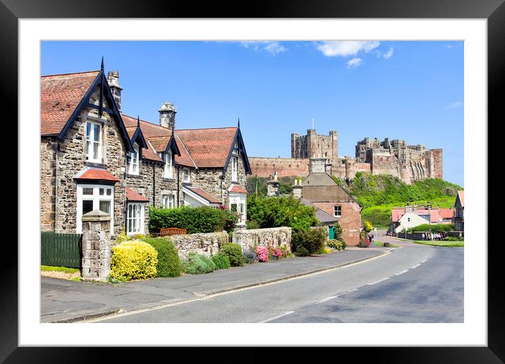 Bamburgh Castle  Framed Mounted Print by Northeast Images
